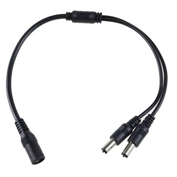 Conector Hembra 2.1 / doble Macho 2.0 con cable